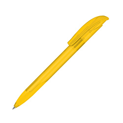 Ручка шарик/автомат "Challenger Clear SG" 1,0 мм, пласт., прозр., желтый, стерж. синий
