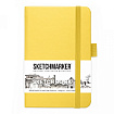 Скетчбук "Sketchmarker" 9*14 см, 140 г/м2, 80 л., желтый