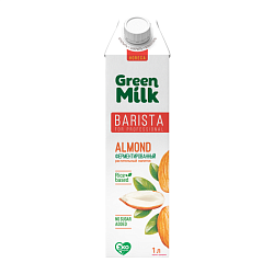 Напиток миндальный "Green Milk Professional", на рисовой основе, ТБА с кр. 1 л