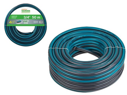 Шланг поливочный 3/4"" 50м STARTUL GARDEN (ST6045-3/4-50) (4 слоя)