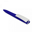 Ручка шарик/автомат "Zorro" 0,7 мм, пласт., софт., оранжевый/белый, стерж. синий