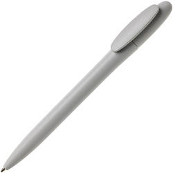 Ручка шарик/автомат "Bay MATT" 1,0 мм, пласт., матов., серый, стерж. синий