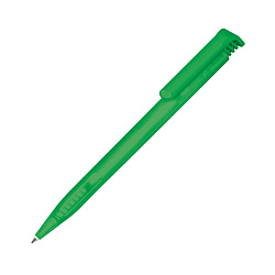 Ручка шарик/автомат "Super Hit Frosted" 1,0 мм, пласт., прозр., зеленый, стерж. синий