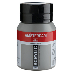 Краски акриловые "Amsterdam" 710 серый нейтральный, 500 мл., банка