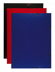 Папка на резинках 15 мм. "Exacompta-A3" карт., ассорти