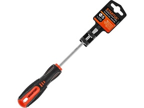 Отвертка ""-"" 5,0х100мм SL STARTUL MASTER (ST3092-510) (шлицевая Slotted, двухкомп. рукоятка Anti-Slip)