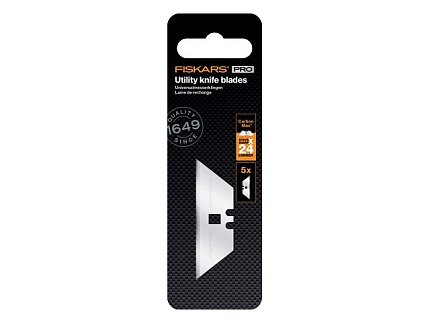 Лезвия сменные трапецевидные д/ножей 5шт CarbonMax FISKARS