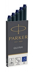 Чернильный патрон 75 мм. "Parker" 5 шт./уп., длин., синий