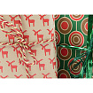 Бумага декоративная в рулоне "Kraft Christmas assortment" 2*0,7 м, ассорти