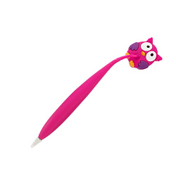 Ручка шарик/автомат "Owl" 0,7 мм, на магните, розовый