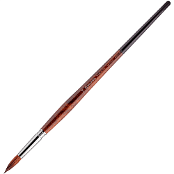 Кисть "Escoda Versatil Brush L/H " синтетика, темно-коричневый, круглая, №16