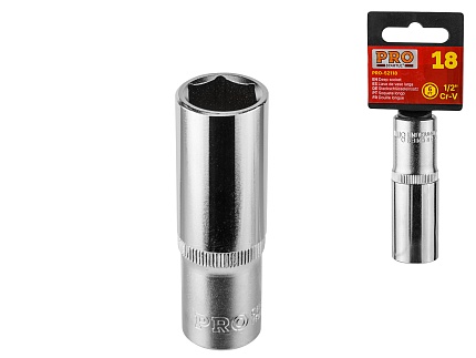 Головка 1/2"" 18мм 6гр. глубокая PRO STARTUL (PRO-52118)