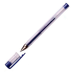 Набор Ручка гелевая "Plasma" 0,7 мм, пласт., прозр., стерж. синий + стержень гелевый, пласт., 0,7 мм, 116 мм "Plasma" синий