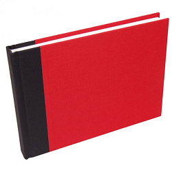 Скетчбук "Canvas cover album" торшон А5, 60л., красный