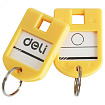 Брелок д/ключей "Deli 9330" 24 шт., пласт., ассорти