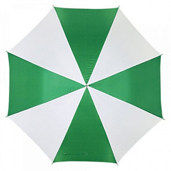 Зонт-трость п/автомат. 103 см, ручка пласт. "Disco+Dance" зеленый/белый