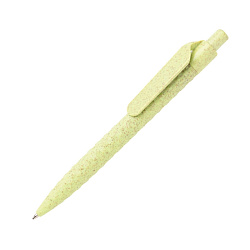 Ручка шарик/автомат "Wheat Straw" 1,0 мм, пласт. биоразлаг., св.-зеленый, стерж. синий
