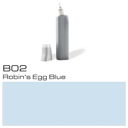 Чернила для заправки маркеров "Copic" B-02, голубая яичная скорлупа
