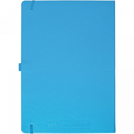 Скетчбук "Sketchmarker" 21*29,7 см, 140 г/м2, 80 л., синий неон