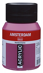 Краски акриловые "Amsterdam" 344 капут-мортуум фиолетовый, 500 мл., банка