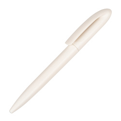 Ручка шарик/автомат "Skeye Bio" 1,0 мм, пласт. биоразлаг., матов., натуральный, стерж. синий