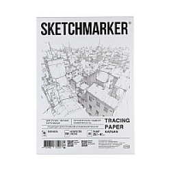 Калька "Sketchmarker" в папке, А4, 90 г/м, 100 л.