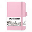 Скетчбук "Sketchmarker" 9*14 см, 140 г/м2, 80 л., розовый