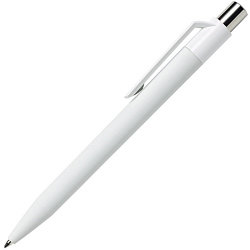 Ручка шарик/автомат "Dot GOM CB CR" 1,0 мм, пласт., софт., белый, стерж. синий