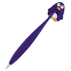 Ручка шарик/автомат "Penguin" 0,7 мм, на магните, синий