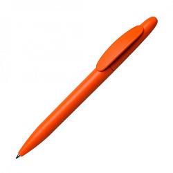 Ручка шарик/автомат "Icon MATT" 1,0 мм, пласт., матов., оранжевый, стерж. синий