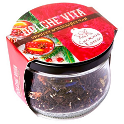 Чай "Dolche vita" ст/б, 50 гр., черный, "Снежная клюква"