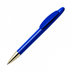 Ручка шарик/автомат "Icon C GOLD" 1,0 мм, пласт., глянц., синий/золотистый, стерж. синий