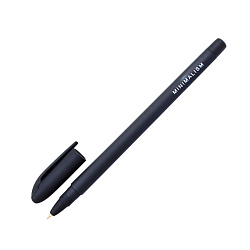 Ручка шарик. "Inspiration" 0,7 мм, пласт., черный, стерж. синий