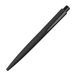 Ручка шарик/автомат "Lumos M Gum" 1,0 мм, метал., матов., софт., черный, стерж. синий