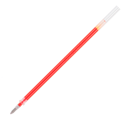 Стержень гелевый пласт. 0,5 мм д/ручки "Deli", 132 мм, красный