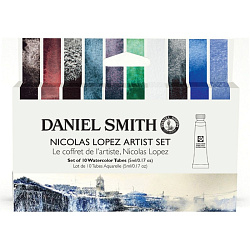 Краски акварельные Daniel Smith Nicolas Lopez Master Artist Set набор 10 цветов, 5мл., тубы