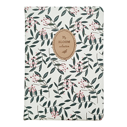 Ежедневник недатир. А5 140*200 мм, 320 стр. тонир. "Diary" тверд. обл. кожзам., айвори