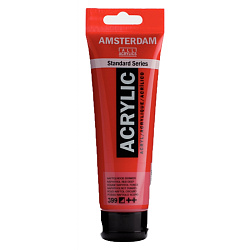 Краски акриловые "Amsterdam" 399 красный нафтоловый темный, 120 мл., туба