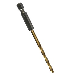 Сверло по металлу 4х100 мм, хвостовик 1/4"". HSS-TiN Makita D-14940