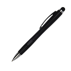 Ручка шарик/автомат "Lux Touch" пласт., с подстветкой, черный, стерж. синий