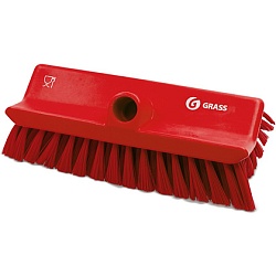 Щетка для пола Grass угловая, 28см, цв. красный
