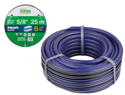 Шланг поливочный 5/8" 25м STARTUL GARDEN PROFI (ST6038-5/8-25) (5 слоев)