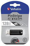 Карта памяти USB Flash 3.2 64 Gb "PinStripe Store 'n' Go" пластик, черный