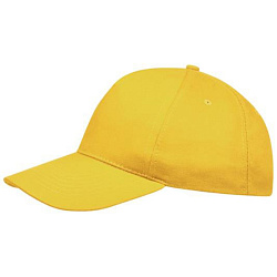 Бейсболка "Sunny" 5-ти панельная, желтый