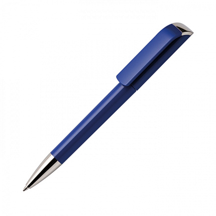 Ручка шарик/автомат "Tag C CR" 1,0 мм, пласт., глянц., красный/серебристый, стерж. синий
