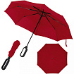 Зонт складной механ. 98 см, ручка прорезин. "Erding" красный
