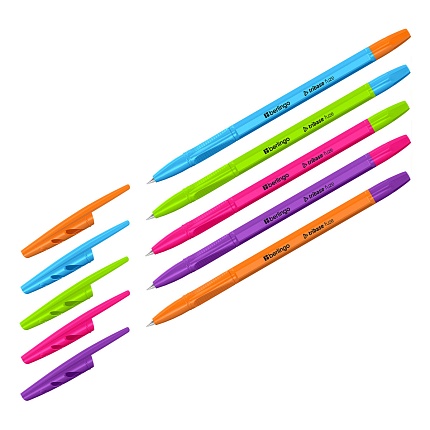 Ручка шариковая Berlingo "Tribase Fuze" синяя, 0,7мм CBp_70922