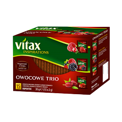 Чайный напиток "Vitax" 15*2 г., фруктовый, фруктовое трио