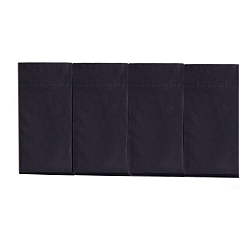 Салфетки бумажные Бик-пак 33*33см 2-сл, 1/8 сложение, цв.черный, 200шт