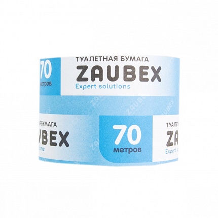 Бумага туалетная    Zaubex со втулкой, 70м